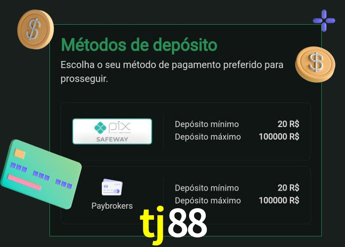 O cassino tj88 oferece uma grande variedade de métodos de pagamento